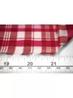Рубашечный хлопок с шёлком Малиново-белая клетка FRM H6\1 B20 13022687