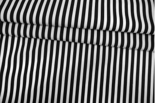 Рубашечный хлопок мерсеризованный Чёрно-белая полоска FRM H5 A50 13022689