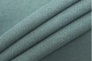 Футер хлопковый 3-нитка петля Приглушённо-бирюзовый H43/5 Т50 14012601