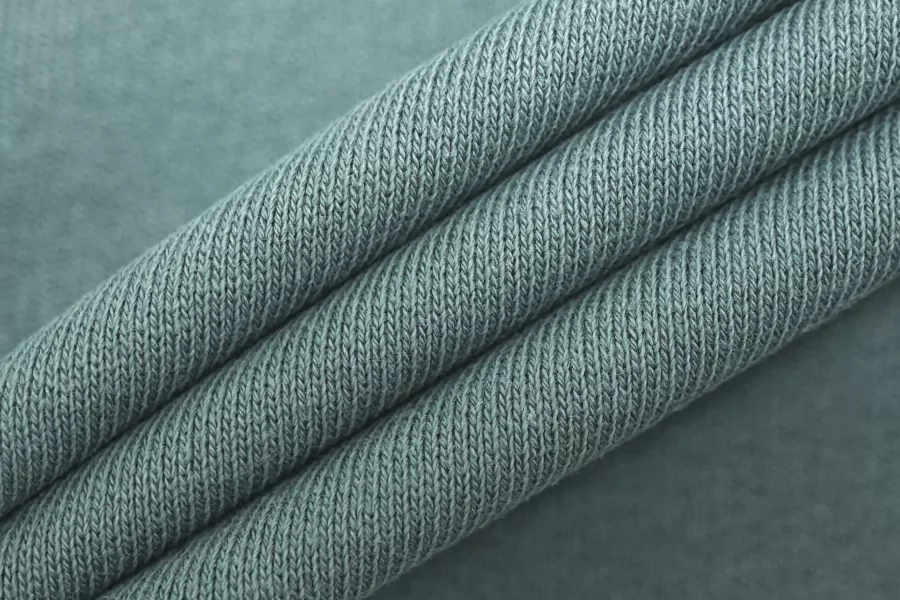 Футер хлопковый 3-нитка петля Приглушённо-бирюзовый H43/5 Т50 14012601