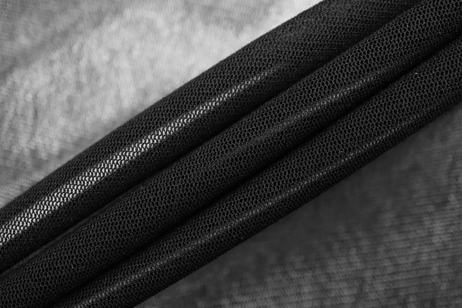 Cетка-стрейч мелкая мягкая Чёрная SF H36/3 F00 14012627