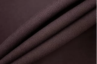 Хлопок-стрейч костюмный "под футер" Приглушённо-сливовый H10/7 Е55 14012640