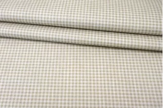 Хлопок костюмно-плательный в клетку Серо-бежевый FRM H12 A70 14022601