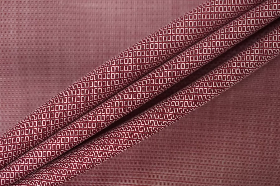 Рубашечный хлопок Бело-бордовый FRM H6/1 А20 14022608