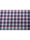 Рубашечный хлопок TOMMY HILFIGER Красно-бело-синяя клетка FRM H003 FF22 14022612