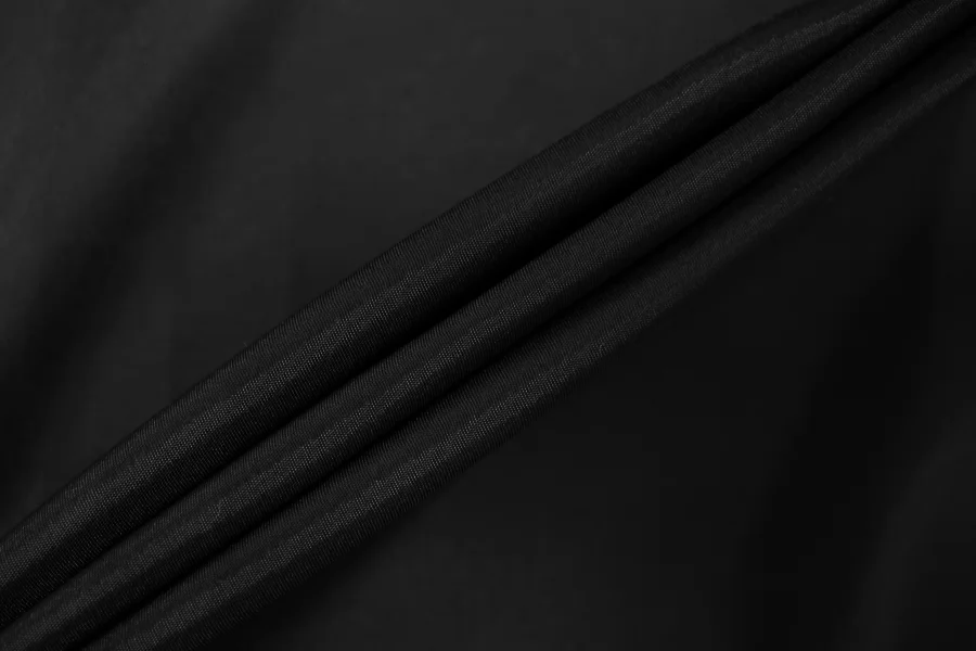 Подкладочная вискоза-стрейч Чёрная FRM H51 U60 14022615