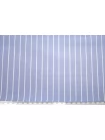 ОТРЕЗ 0,55 М Рубашечный хлопок мерсеризованный ALBINI Бело-голубая полоска FRM (17) 14022631-1