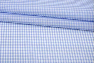 Подкладочная вискоза в клетку Бело-голубая FRM H50/8 U40 14022642
