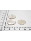 Пуговица костюмно-плательная пластик 20 мм Молочная (N-3)  16112519