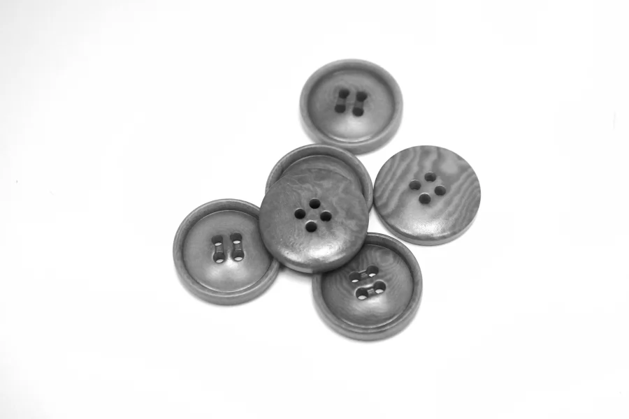 Пуговица  пластиковая  20 мм Серая (P-3)  16112534