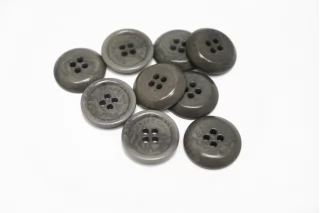 Пуговица пластиковая 20 мм Серая (P-3) 16112535
