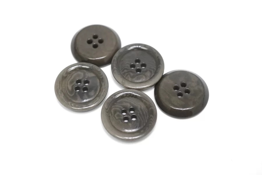 Пуговица  пластиковая  22 мм Серая (P-3) 16112536