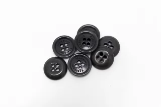 Пуговица пластиковая 15 мм Серая (P-3) 16112541