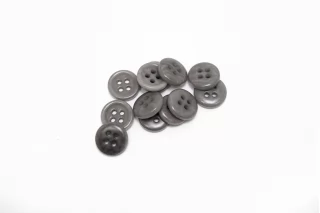 Пуговица  пластиковая  10 мм Серая (P-3) 16112543
