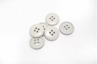 Пуговица пластиковая 18 мм Белая (P-3)16112544
