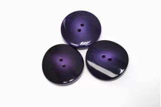 Пуговица пластиковая 28 мм Фиолетовая (P-3) 16112545