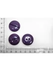 Пуговица  пластиковая  25 мм Фиолетовая (P-3)  16112546