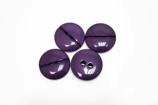 Пуговица пластиковая 25 мм Фиолетовая (P-3) 16112546