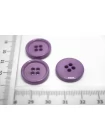 Пуговица  пластиковая  18 мм Сиреневая (P-3) 16112547