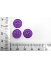 Пуговица  пластиковая  12 мм Фиолетовая (P-3) 16112549