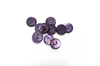 Пуговица пластиковая 11 мм Фиолетовая (P-3) 16112550