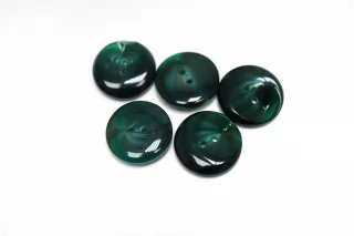 Пуговица костюмно-плательная пластик 18 мм Зеленая ( О-3) 16112552