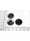 Пуговица костюмно-плательная пластик 20 мм Зеленая (О-3) 16112553
