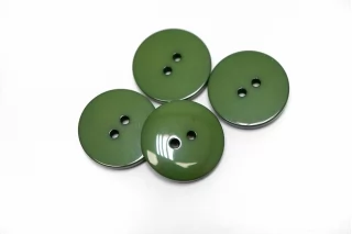 Пуговица пластик 22 мм Зеленая (О-3) 16112558