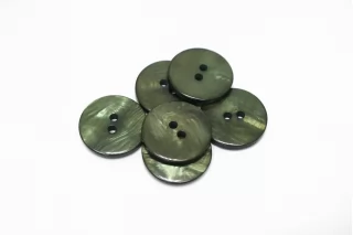 Пуговица пластик 20 мм Зеленый хаки (О-3) 16112559