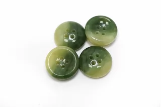 Пуговица пластик 20 мм Зеленая (О-3) 16112561