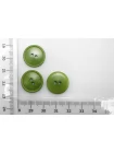 Пуговица костюмно-плательная пластик 18 мм Зеленая  (О-3)  16112562