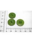 Пуговица костюмно-плательная пластик 18 мм Зеленая  (О-3)  16112562