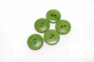 Пуговица костюмно-плательная пластик 18 мм Зеленая (О-3) 16112562