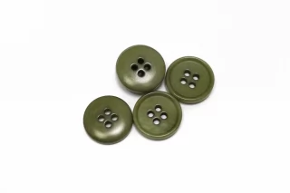 Пуговица костюмно-плательная пластик 14 мм Оливковая (О-3) 16112563