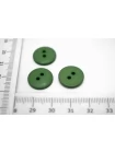 Пуговица костюмно-плательная пластик 15 мм Зеленая (О-3) 16112566