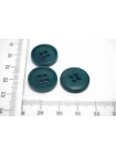 Пуговица костюмно-плательная пластик 18 мм Бирюзовая  (О-3)  16112569