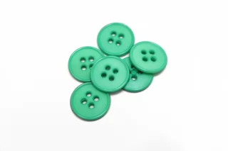 Пуговица костюмно-плательная пластик 18 мм бирюзовая  (О-3)  16112577