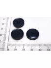 Пуговица костюмно-плательная пластик 18 мм темно-синяя  (О-3)   16112596