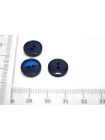 Пуговица  пластик 12 мм темно-синяя  (О-3)  16112599