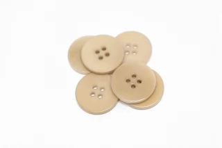 Пуговица пластик 22 мм Бежевая (P-3) 17112552