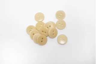 Пуговица пластик 11 мм Бежевая (P-3) 17112554