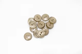 Пуговица пластик 10 мм Бежевая (P-3) 17112559