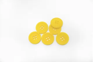 Пуговица пластик 20 мм Желтая (P-3) 17112561