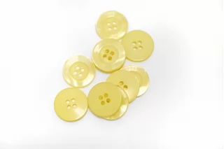 Пуговица пластик 18 мм Желтая (P-3) 17112564