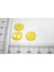 Пуговица  пластик  11 мм Желтая (P-3)  17112565