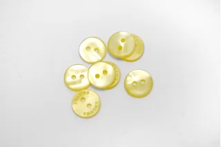 Пуговица пластик 11 мм Желтая (P-3) 17112565