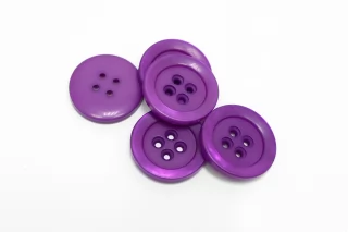 Пуговица пластик 25 мм Фиолетовая (P-3) 17112572