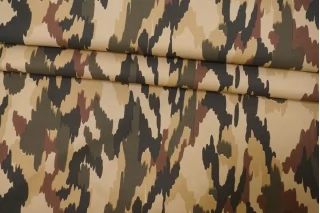 Хлопок костюмный Камуфляж на бежевом FRM H003 FF66 23022602