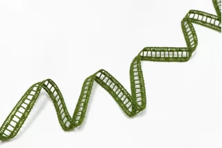 Тесьма декоративная зелёная 1,4 см ST1 25022633