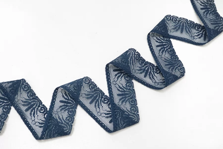 Кружево синее 3 см ST2 25022639